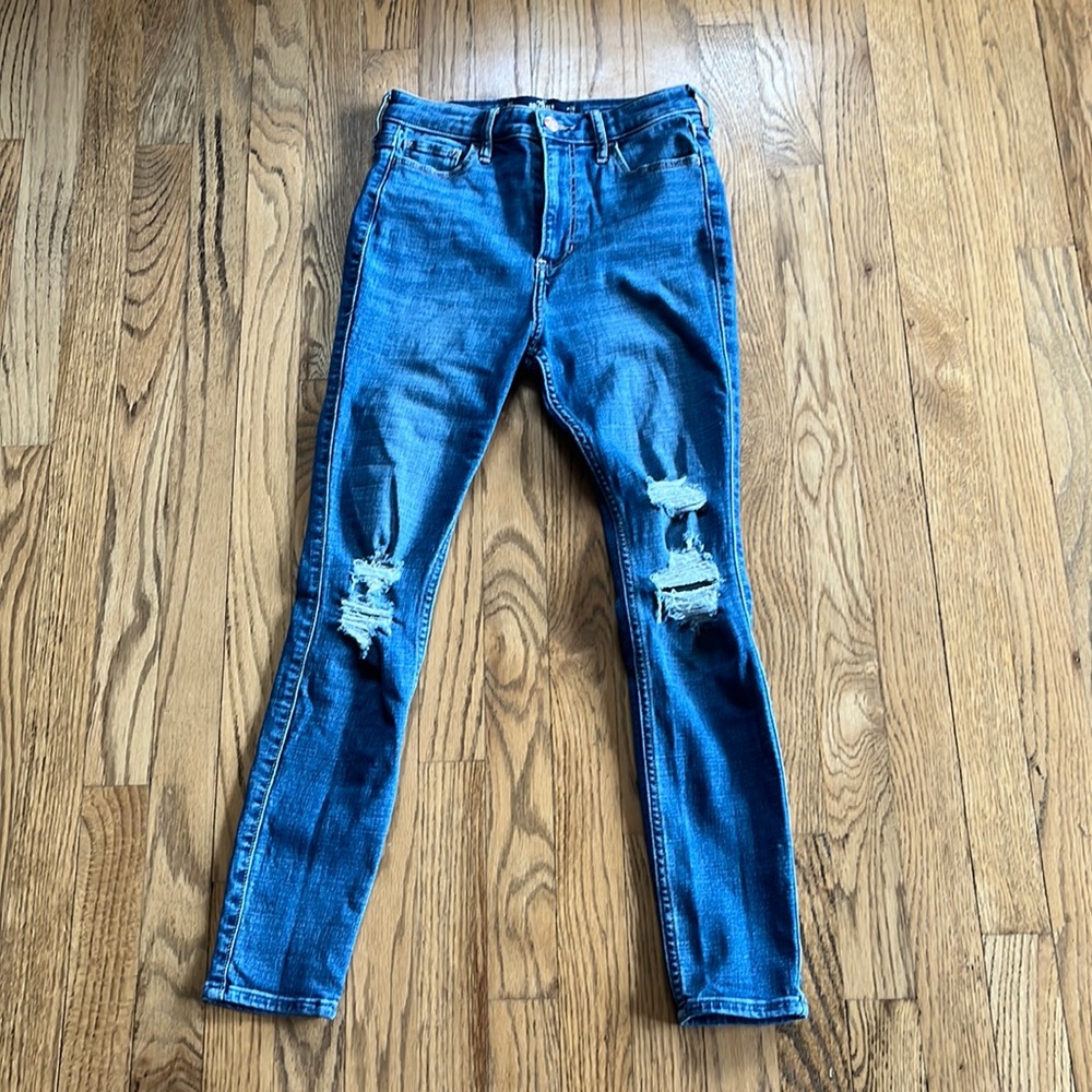 Hollister ripped, high rise jegging